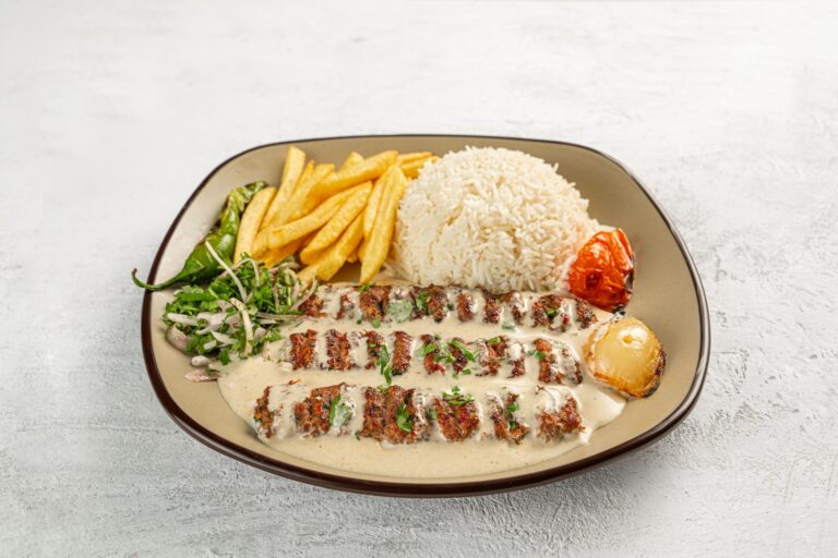 نفر كباب لحم بالطحينة